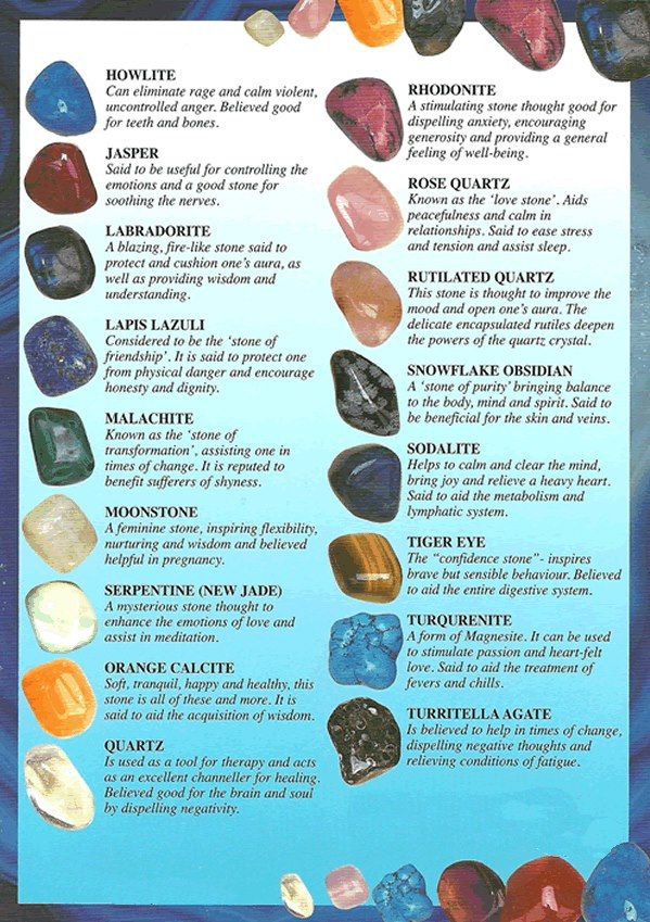 Healing crystals